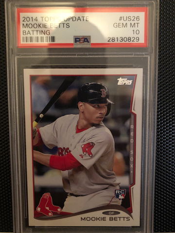 2014 topps update Mookie Betts rookie