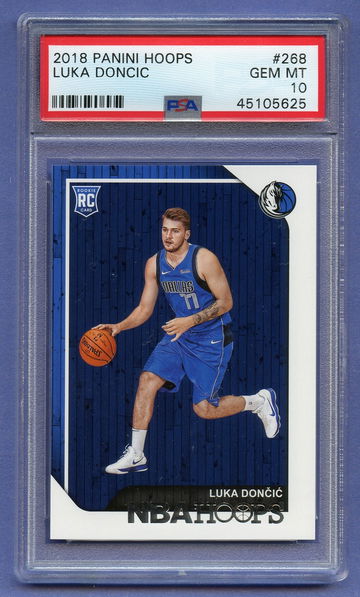 LUKA DONCIC 2018 Panini Hoops #268 Rookie PSA 10 Gem Mint Dallas Mavericks