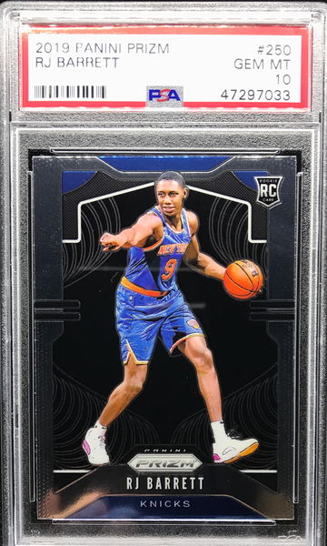 RJ Barrett Prizm PSA 10