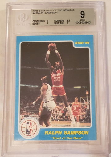 Ralph Sampson Rockets STAR 1986 BGS MINT