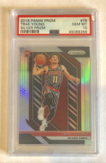 2018 Trae Young Silver Prizm #78 PSA 10