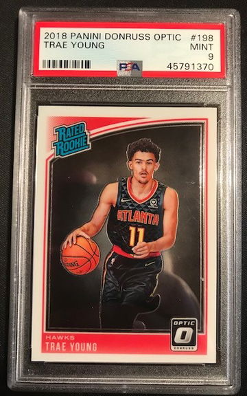 Trae Young 2018/19 Optic PSA 9