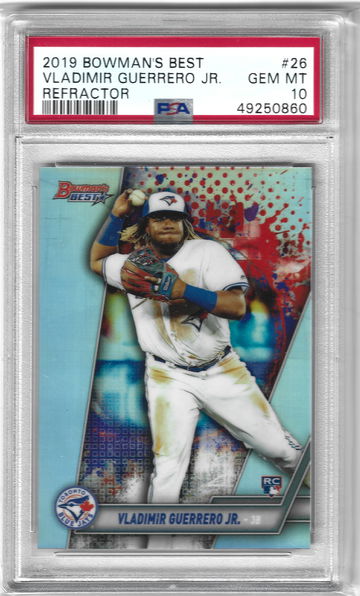 2019 Bowman's Best Vladimir Guerrero Jr. Refractor PSA 10