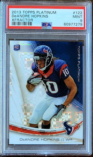 2003 SP DEANDRE HOPKINS Topps Platinum Rookie XFRACTOR PSA 9 POP36 Rookie #122