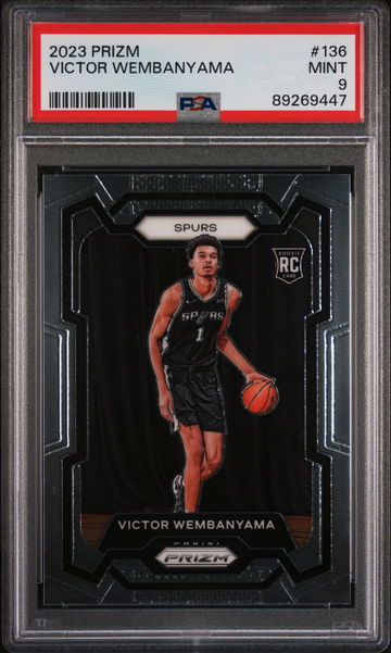 2023 Panini Prizm Victor Wembanyama #136 PSA 9