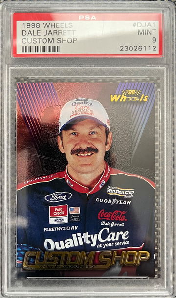 1998 Wheels Dale Jarrett Custom Shop PSA 9