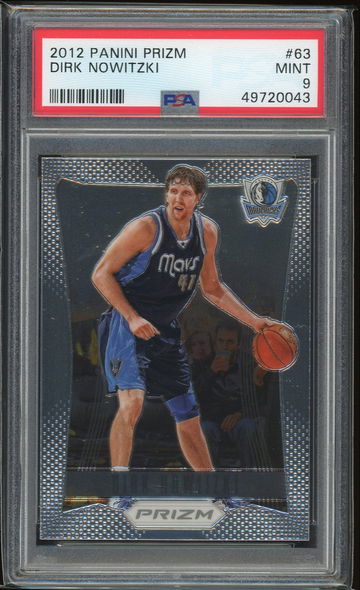 2012 Panini Prizm Dirk Nowitzki PSA 9