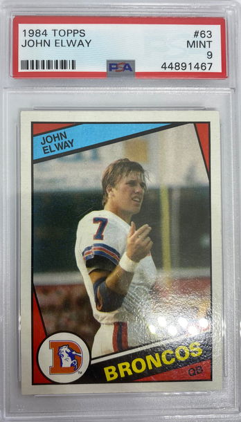 1984 Topps John Elway Denver Broncos #63 Football Card