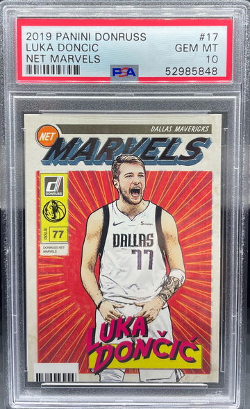 2019 Luka Doncic Net Marvels #17 PSA 10