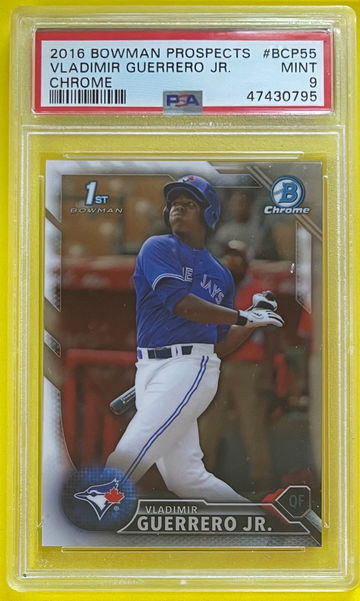 2016 Bowman Chrome VLADIMIR GUERRERO #BCP55 PSA 9