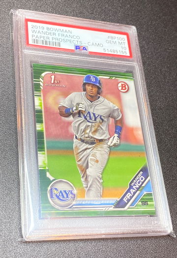 Wander Franco 2019 Bowman Camo 1st #BP100 PSA 10