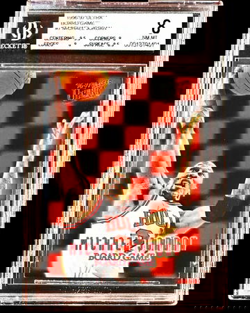 Michael Jordan - 1996-97 Fleer Ultra BOARD GAME #7 MJ - BGS 8 Centered