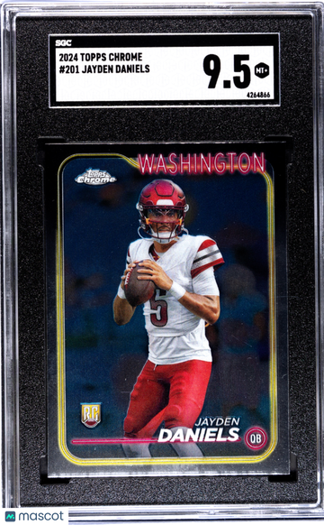 2024 Topps Chrome Jayden Daniels #201 SGC 9.5
