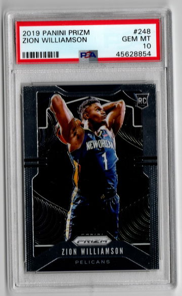 2019-20 Prizm Zion WIlliamson PSA 10