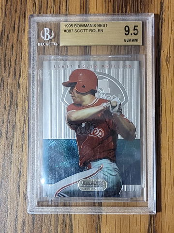 1995 Bowman's Best #B87 Scott Rolen BGS 9.5 RC