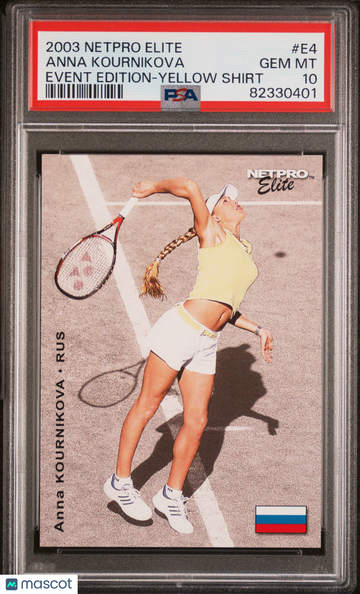 2003 Netpro Elite Anna Kournikova #E4 PSA 10