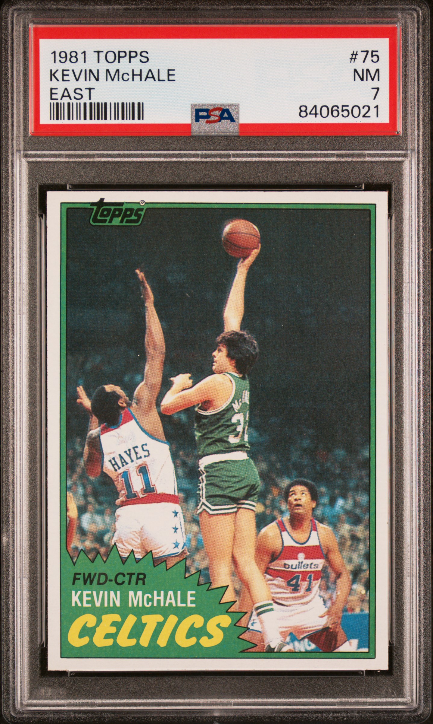 1981 Topps Kevin Mchale #75 East PSA 7