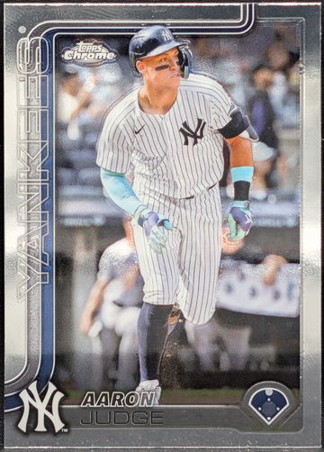 2025 Topps Chrome #99 Aaron Judge New York Yankees