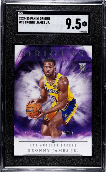 2024-25 Panini Origins #98 Bronny James Jr. SGC 9.5