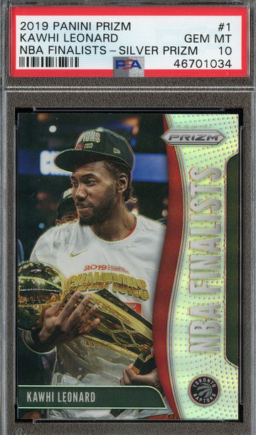 2019 Prizm Finalists Silver #1 Kawhi Leonard PSA 10 Gem Mint