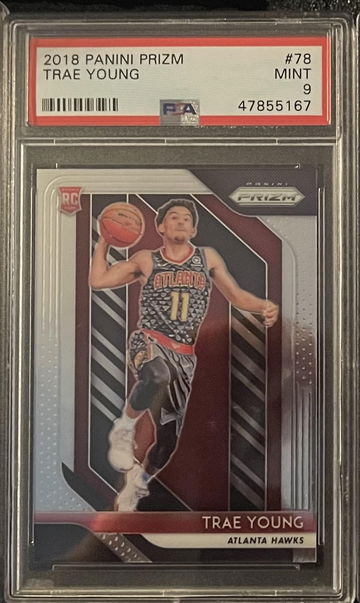 2018 Panini Prizm #78 Trae Young PSA 9