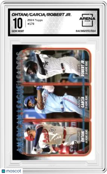 2024 Topps Ohtani/Garcia/Robert Jr #179 Arena Club 10