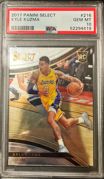 2017 Select Courtside Kyle Kuzma PSA 10