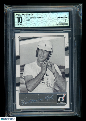 2017 Donruss NASCAR Ned Jarrett #185 Arena Club 10