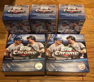 2020 Topps chrome mega x2 blaster x3