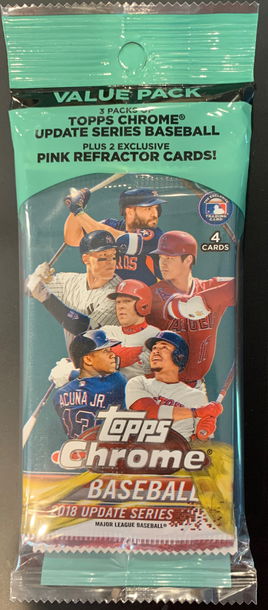 2018 Topps Chrome Update Baseball Value Pack