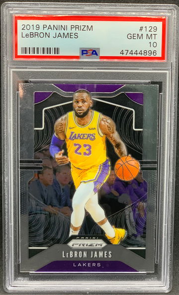 LeBron James 2019 Panini Prizm #129 PSA 10