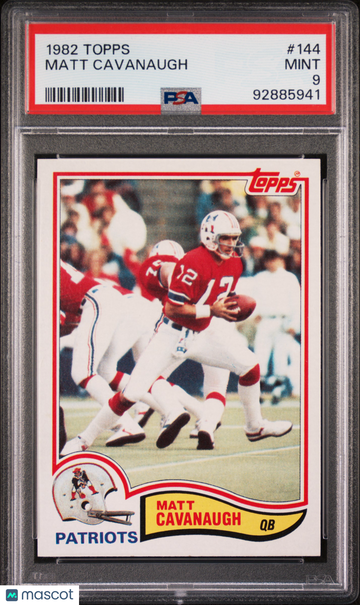 1982 Topps Matt Cavanaugh #144 PSA 9
