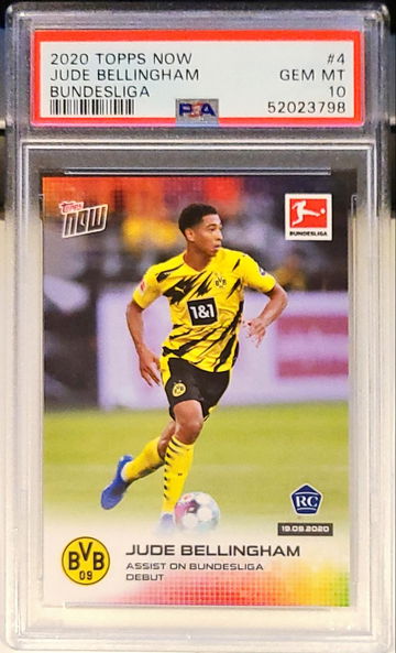Jude Bellingham Topps Now Bundesliga Card #4 PSA 10 