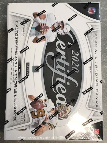 2020 Panini Certified Football Hobby
