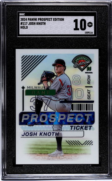 2024 Prospect Edition #117 Josh Knoth PROSPECT SGC 10
