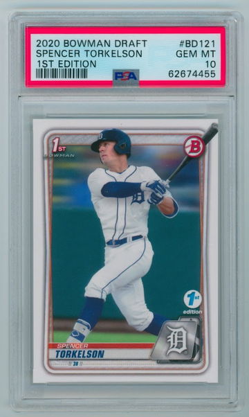 2020 Bowman Draft 1st Edition Spencer Torkelson BD121 PSA 10