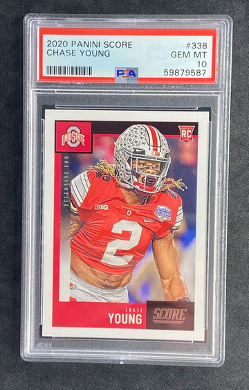 2020 Score Chase Young PSA 10