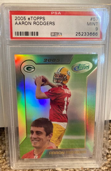 2005 eTopps Aaron Rodgers 1200 made 
