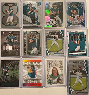 2021 Trevor Lawrence Rookie Card 14 Card Lot