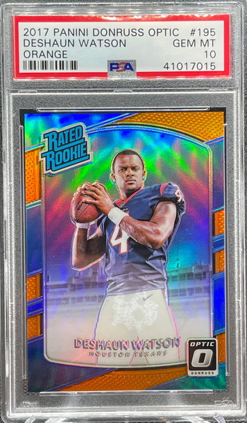 Deshaun Watson 2017 Optic Orange /199 PSA 10