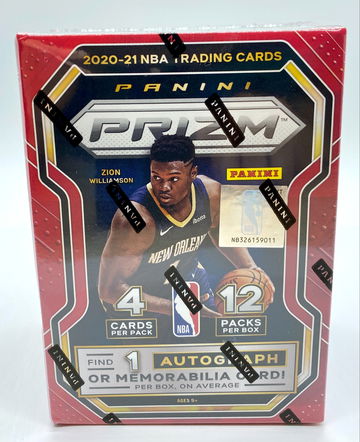 NEW FACTORY SEALED 2020-21 NBA PRIZM BASKETBALL FANATICS EXCLUSIVE 12 PACK BOX