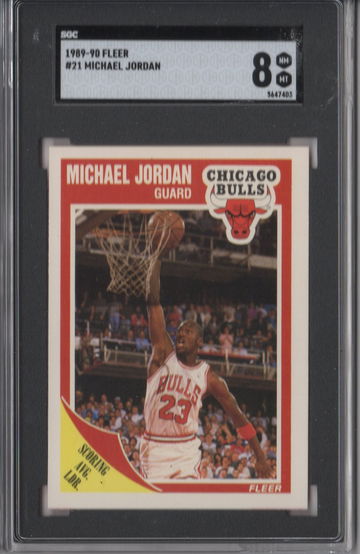 1989 Fleer Michael Jordan SGC 8