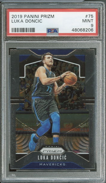 2019 Panini Prizm Luka Doncic #75 PSA 9 Mint