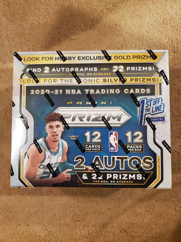 2020-21 Panini Prizm Basketball FOTL First off the Line Hobby Box 