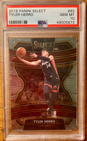 2019 Panini Select Tyler Herro PSA 10