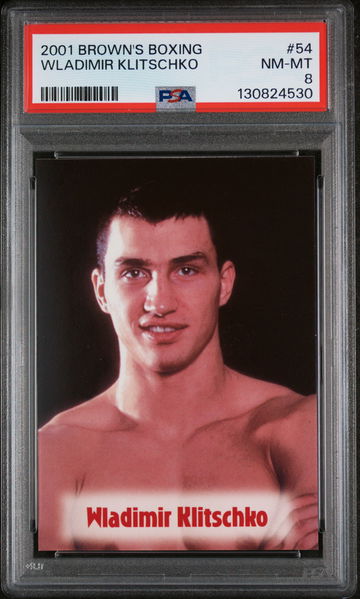 2001 Brown's Boxing Wladimir Klitschko #54 PSA 8