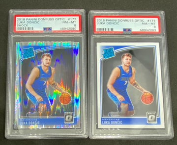 Luka Doncic 2018 Optic PSA 8 lot 