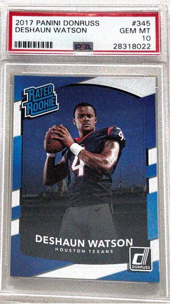 2017 Donruss Deshaun Watson #345 PSA 10