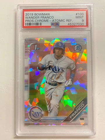 Wander Franco 2019 Bowman Chrome Atomic Refractor PSA 9