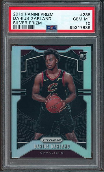 2019 Panini Prizm Darius Garland RC #288 Silver Prizm PSA 10 GEM
